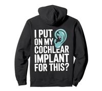 Concientización sobre implantes cocleares Implante coclear Sudadera con Capucha