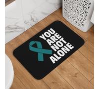 Concientización sobre La Agresión Sexual Alfombra Baño Lavable Felpudo De Entrada Secado Rápido Felpudos Entrada para Puerta Interior Cocina 40X60Cm