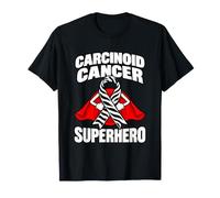 Concientización sobre la Cinta de Cebra del superhéroe del cáncer carcino Camiseta