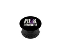 Concientización sobre la Demencia Cinta Púrpura Combate Demencia Apoyo PopSockets PopGrip Adhesivo