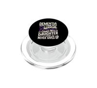 Concientización sobre la Demencia Hija Cuidadora Nunca se rinde PopSockets PopGrip para MagSafe