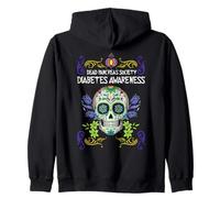 Concientización sobre la Diabetes de Dead Pancreas Society Halloween Sudadera con Capucha