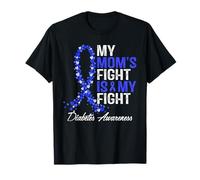 Concientización sobre la diabetes La lucha de mamá es mi apoyo de madre tipo 1 con diabetes 1 Camiseta
