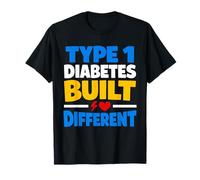 Concientización sobre la Diabetes Tipo 1 Apoyo al Guerrero diabético Camiseta