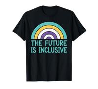 Concientización sobre la discapacidad El Futuro es Derechos inclusivos Camiseta