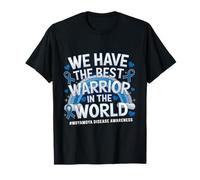Concientización sobre la enfermedad de Moyamoya Rainbow Mejor Guerrero del Mundo Camiseta