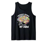 Concientización sobre la Enfermedad de Parkinson Cerebro Sí, es Todo mi Cabeza Camiseta sin Mangas