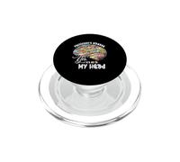 Concientización sobre la Enfermedad de Parkinson Cerebro Sí, es Todo mi Cabeza PopSockets PopGrip para MagSafe