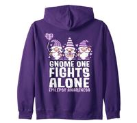 Concientización sobre la Epilepsia GNOME One Lucha Solo Sudadera con Capucha