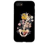 Concientización sobre la Escoliosis Fusión Espinal Cirugía de Espalda Botánica Carcasa para iPhone SE (2020) / 7/8