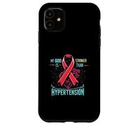 Concientización sobre la hipertensión pulmonar sobre la presión arterial alta Carcasa para iPhone 11