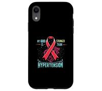 Concientización sobre la hipertensión pulmonar sobre la presión arterial alta Carcasa para iPhone XR