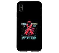 Concientización sobre la hipertensión pulmonar sobre la presión arterial alta Carcasa para iPhone XS Max