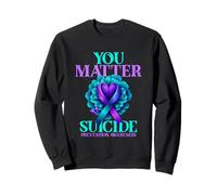 Concientización sobre la prevención del Suicidio Sudadera