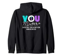 Concientización sobre la prevención del Suicidio Sudadera con Capucha