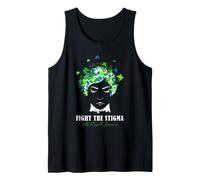 Concientización sobre la Salud Mental Lucha contra el estigma Arte botánico de la Mujer Camiseta sin Mangas