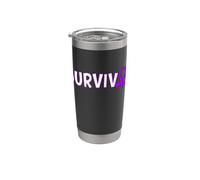 Concientización sobre la violencia doméstica sobreviviente de abuso narcisista Vaso térmico de acero inoxidable de doble pared