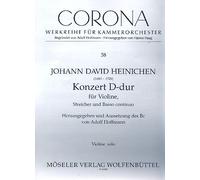Concierto D de DuraSec: Violín, Orquesta Y sumergir Basso continuo. Solo voz. (Corona - Serie de cámara para orquesta)