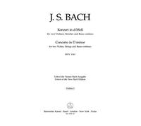 Concierto D de Moll bwv1043: para 2 Violines, Pintar y BC Violín 1