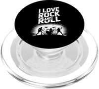 Concierto de Banda I Love Rock and Roll PopSockets PopGrip para MagSafe