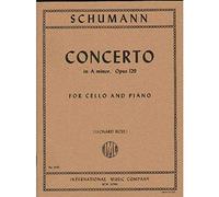 Concierto de Schumann Robert En un menor Op. 129. Para violonchelo y piano. por Leonard Rose. Internacional