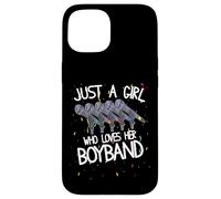 Concierto divertido de Just A Girl Who Loves Her Boyband Carcasa para iPhone 15