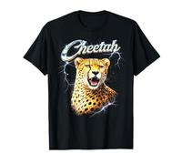 Concierto Musical Cheetah Heavy Metal 80s Animal Rock N Roll Camiseta