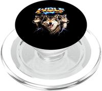 Concierto Musical Wolf Heavy Metal 80s Animal Rock N Roll PopSockets PopGrip para MagSafe
