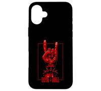 Concierto Rock & Roll Devil's Salute Rocker Carcasa para iPhone 16 Plus