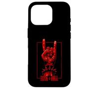 Concierto Rock & Roll Devil's Salute Rocker Carcasa para iPhone 16 Pro