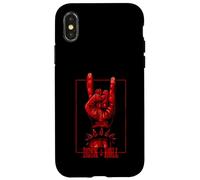 Concierto Rock & Roll Devil's Salute Rocker Carcasa para iPhone X/XS