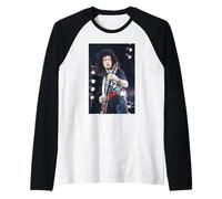 Concierto Tributo a Queen Brian May Freddie Mercury 1992 Camiseta Manga Raglan