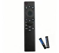 Concise Home Mando a Distancia de Repuesto con Voz Exclusivo para Smart TV Samsung, Referencia BN59-01385A, Teclas de Acceso rápido integradas Netflix/Prime Video/Disney+, Incluye 2 Pilas AAA - Negro