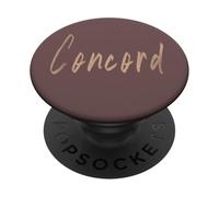 Concord New Hampshire Diseño Elegante Vintage PopSockets PopGrip Adhesivo