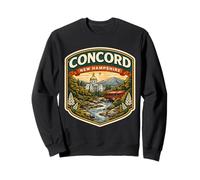 Concord New Hampshire Souvenir City State Capital Vintage Sudadera