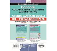 Concorsi collaboratore e assistente amministrativo nelle aziende sanitarie locali. Kit di preparazione 2026. Con espansioni semplificate e ... in materia sa... (Concorsi e abilitazioni)