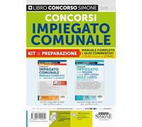 Concorsi impiegato comunale. Kit di preparazione. Manuale completo+Quiz commentati (Concorsi e abilitazioni)