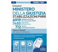 Concorsi riservati Ministero della Giustizia Stabilizzazioni PNRR: Teoria e test per tutte le prove (P&C)