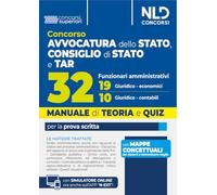 Concorso 32 Funzionari Avvocatura dello Stato, Consiglio di Stato e TAR. Manuale di teoria per la prova scritta. Nuova ediz. Con espansione online