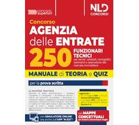 Concorso agenzia delle entrate per 250 funzionari tecnici. Manuale con teoria e quiz per tutte le prove. Nuova ediz. Con simulatore online
