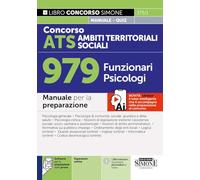 Concorso ATS Ambiti Territoriali Sociali 979 Funzionari Psicologi - Manuale (Concorsi e abilitazioni)