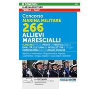 Concorso Marina Militare 266. Allievi Marescialli. Manuale per le prove di verifica delle qualità culturali e intellettive e della conoscenza della ... di simulazione delle prove. Con videolezioni