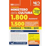 Concorso Ministero della Cultura 1800 posti. 300 assistenti tecnici per la tutela e la valorizzazione del patrimonio culturale (Cod. 02). Quiz commentati per la prova scritta. Con espansione online