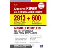 CONCORSO RIPAM ASSISTENTI AMMINISTRATIVI 2913 (3997 posti Pubblica Amministrazione) + 600 (1100 posti Ministero Difesa). (Concorsi&Esami)