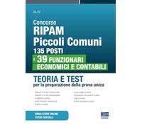 Concorso RIPAM Piccoli Comuni: 178 posti 47 funzionari economici e contabili (Concorsi&Esami)