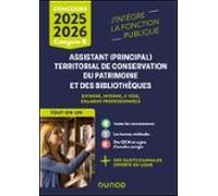 Concours Assistant (principal) Territorial De Conservation Du Patrimoi