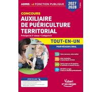 Concours Auxiliaire de puériculture territorial: Principal de 2e atégorie B. Tout-en-un