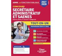 Concours Secrétaire administratif et SAENES 2027 - Tout-en-un: Externe et interne - Catégorie B