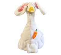 Concrete Animal Outfits, Easter Bunny Theme Porch Animal Clothes, Weatherproof Plush Spring Holiday Costume, 17-Inch or 23-Inch Sculpture for Outdoor Decoration and Gatherings