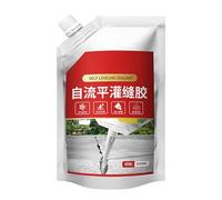 Concrete Crack Filler For Driveway - 500ml 21.6x13.8cm | Waterproof Self-Leveling Caulk | Leak-Proof Anti-Cracking Wall And Pavement Sealant For Home Garage Outdoor Repair